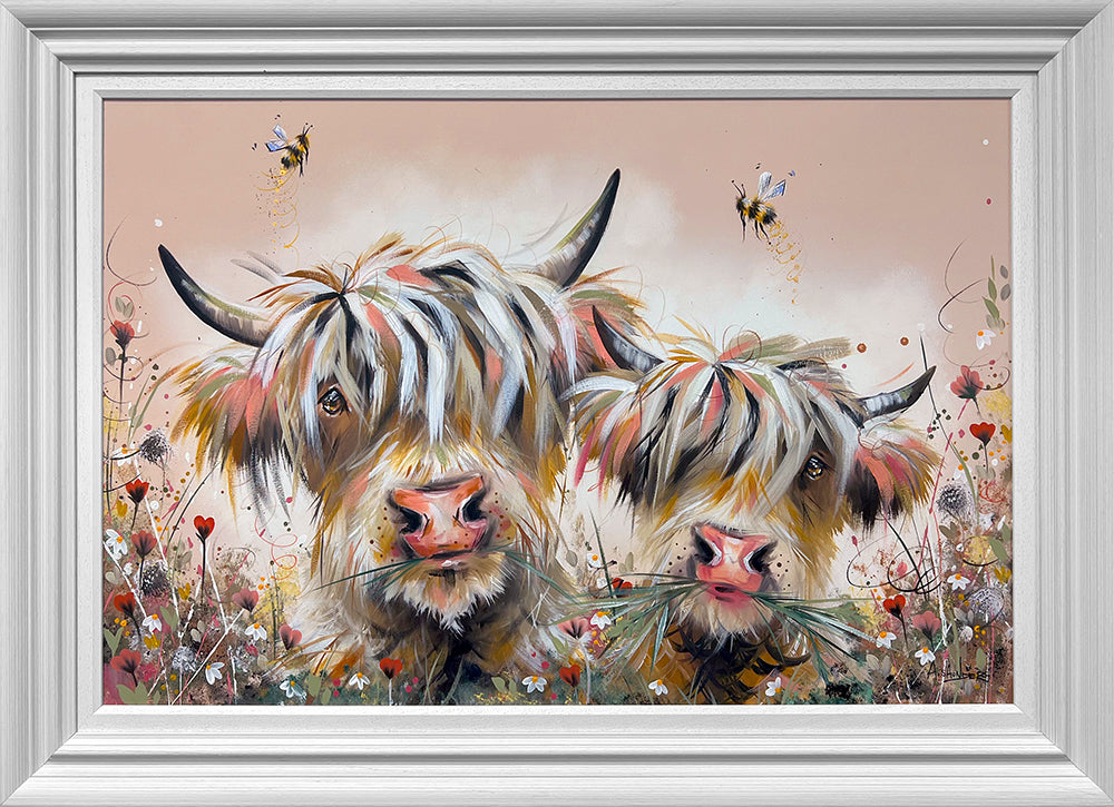 Ashley Saunders -  'Where Love Grows Wild' - Framed Original Artwork