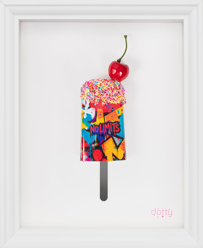Dotty - 'Urban Melt Series - Original Artwork ' - Framed Resin Installation