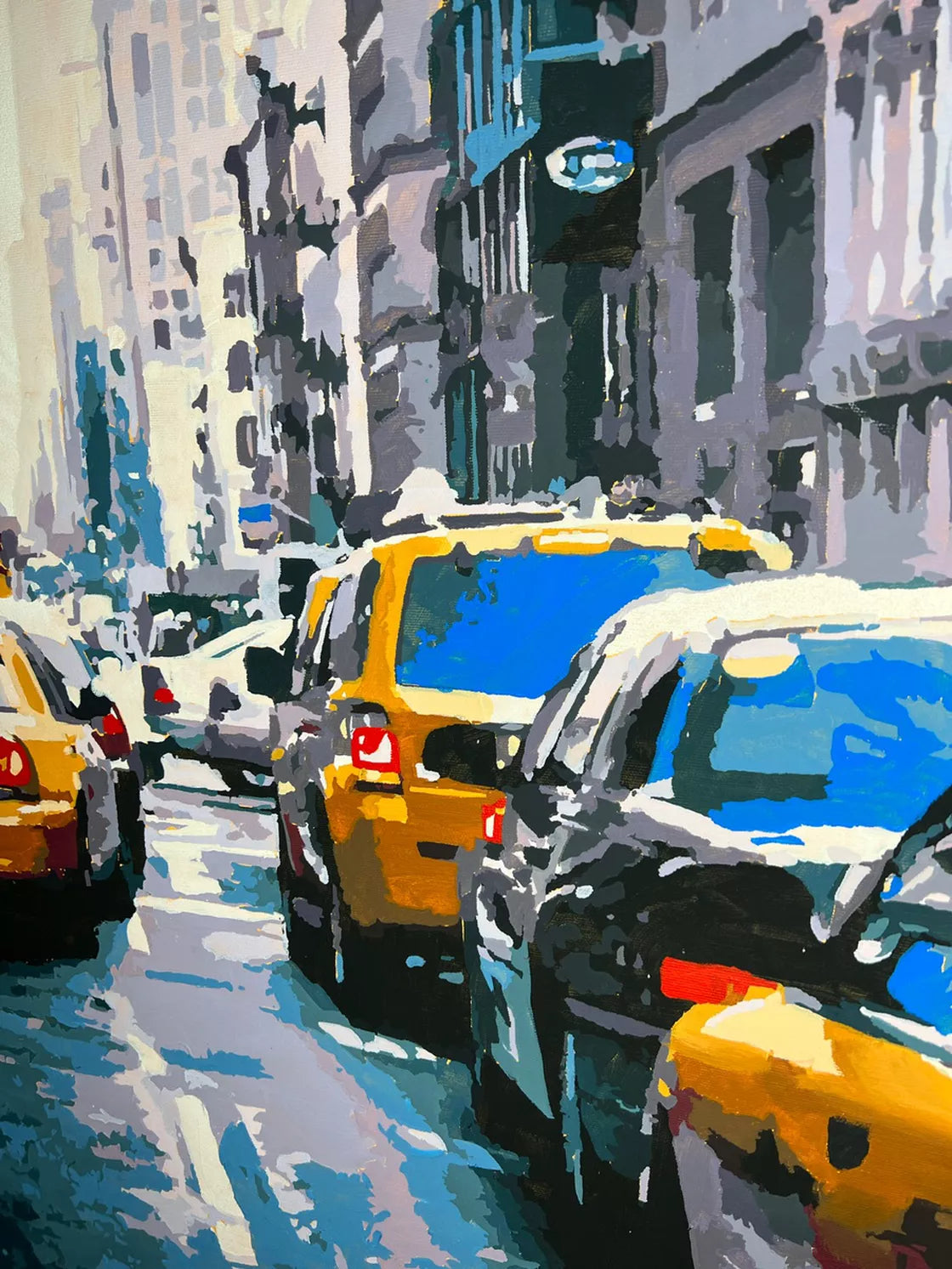 Marco Barberio - 'New York City Cabs' - Original Art