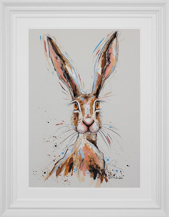 Ashley Saunders -  'Wild & Watching' - Framed Original Artwork