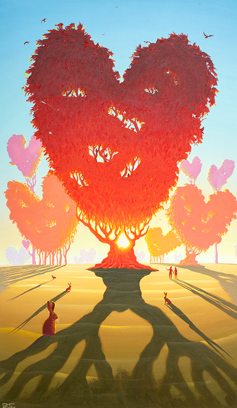 Derrick Fielding- 'Love Grows' - Framed Original Art