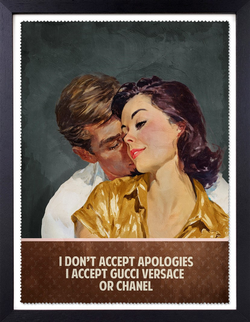 Sam Wolfe - 'I Don't Accept Apologies' - Framed Limited Edition