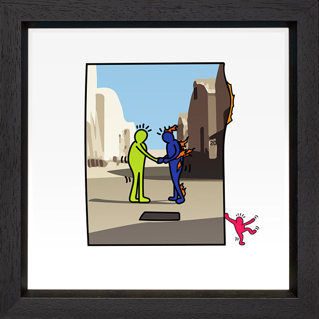 TBOY - 'Wish You Were Here (Pink Floyd)' - Keith Haring 12" Album Series - Framed Limited Edition