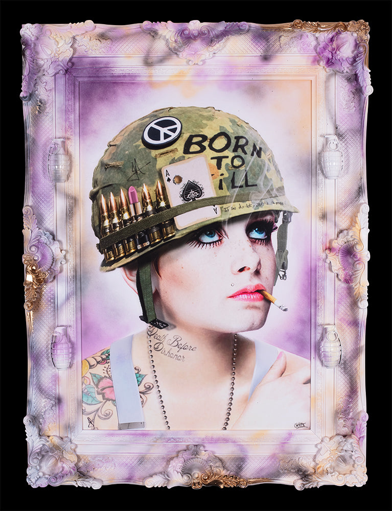 JJ Adams & Ghost - 'Full Metal Vandal (IV)' Collaboration - Framed Originals'