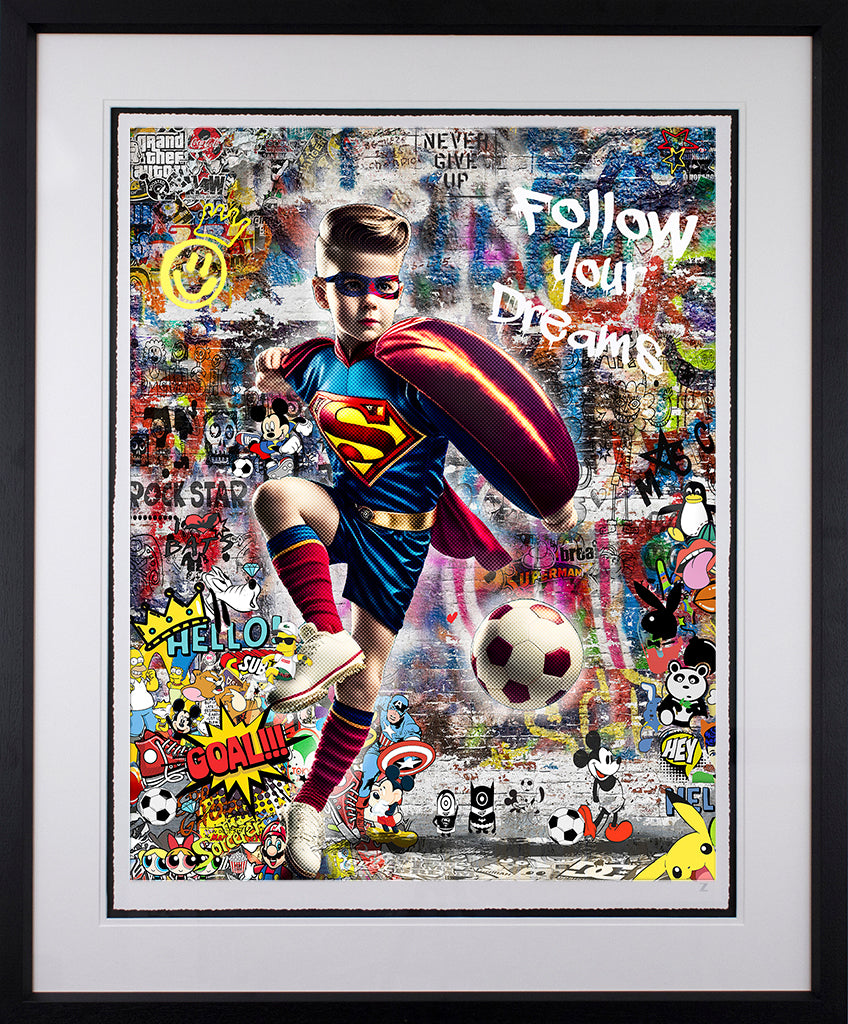 Zee - 'Follow Your Dreams' - Framed Limited Edition Art