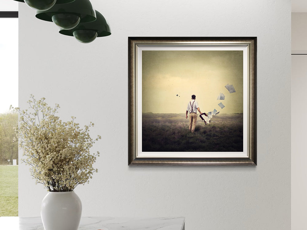 Michelle Mackie - 'Leaving the 9 to 5 Behind' - Framed Original