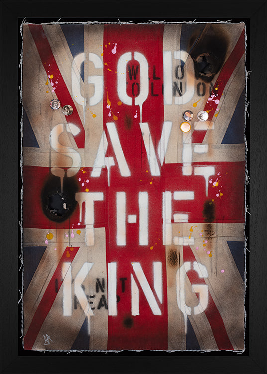 JJ Adams - 'God Save The King I - Flag Original