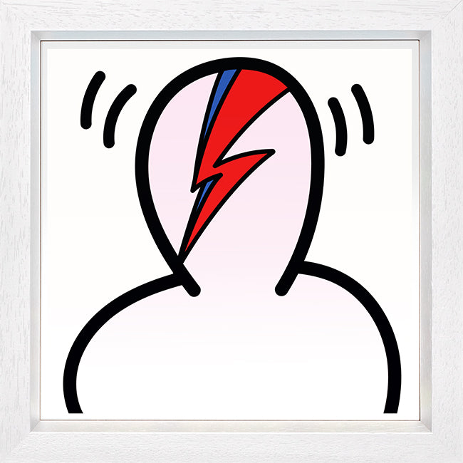 TBOY - ' Aladdin Sane (Ziggy Stardust)' - Keith Haring 12" Album Series - Framed Limited Edition
