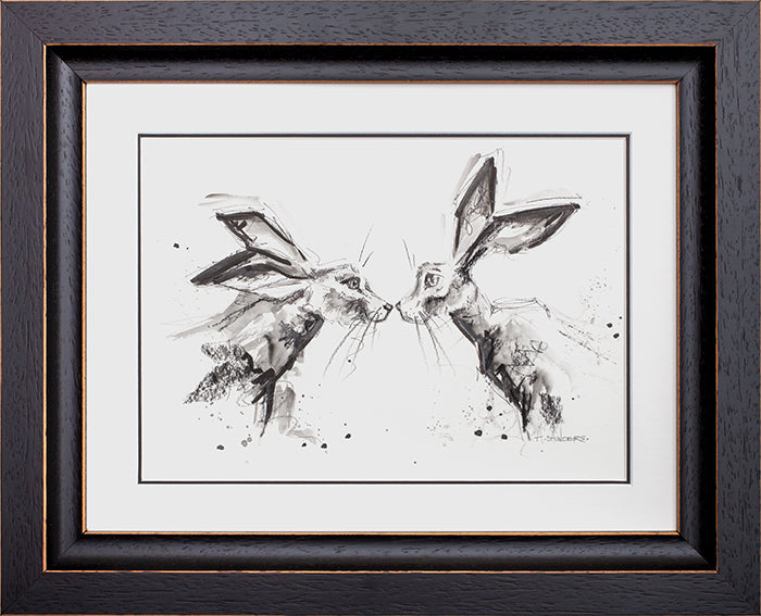 Ashley Saunders - 'Me And You - Sketch' - Framed Original Art