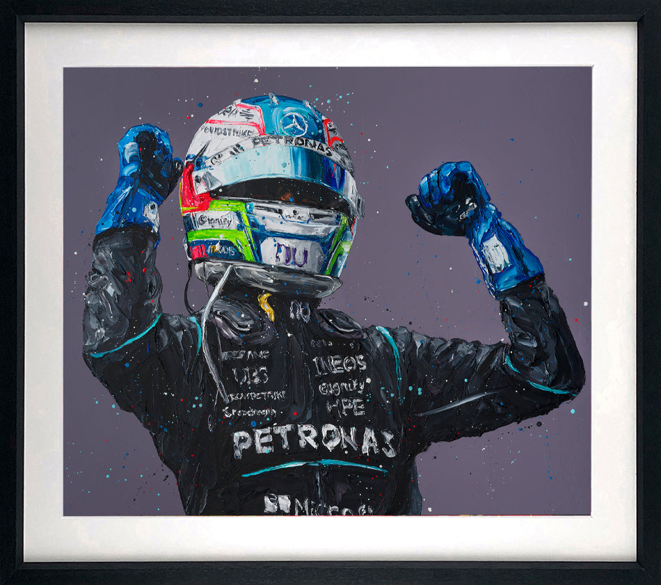 Paul Oz  'Antonelli First Win' - Framed Limited Edition (Print & Canvas)