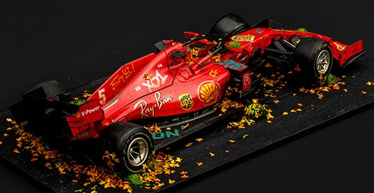 JJ Adams - 'Stolen Recovered - 'F1 Ferrari Scuderia No. 5 - 2020 Vettel'-  Original Sculpture