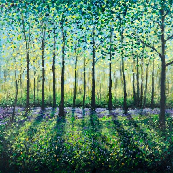 Chris Pennock - 'Spring Bluebells' - Framed Limited Edition