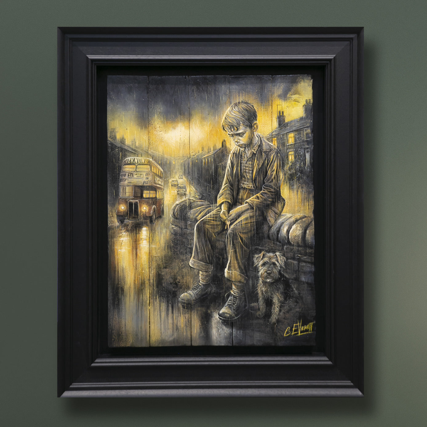 Craig Everett  - 'Latchkey Kid'- Framed Original Artwork