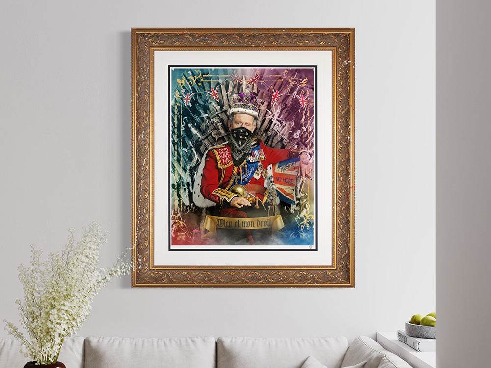 JJ Adams - 'God Save The King' - Framed Limited Edition