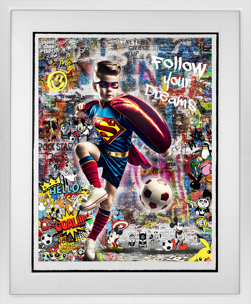 Zee - 'Follow Your Dreams' - Framed Limited Edition Art