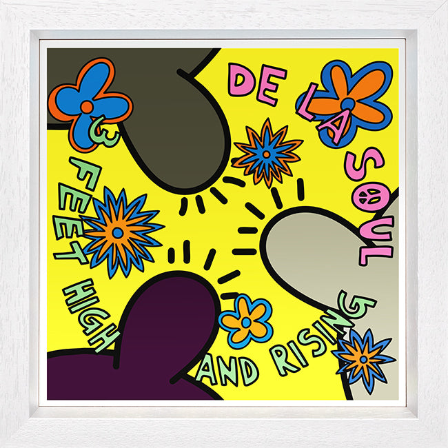 TBOY - '3 Feet High And Rising (De La Soul)' - Keith Haring 12" Album Series - Framed Limited Edition
