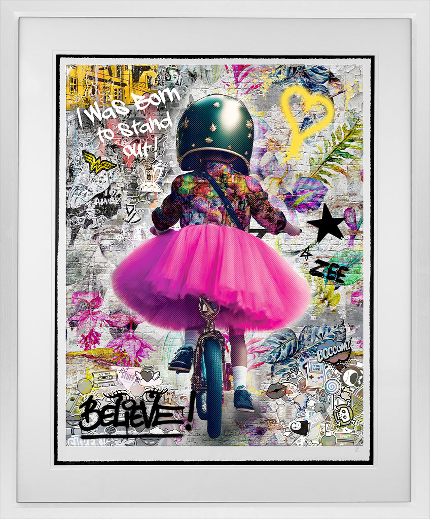 Zee - 'I Was Born To Stand Out' - Framed Limited Edition Art