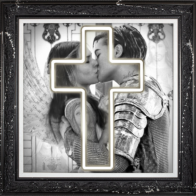 JJ Adams - 'Romeo' -  Glass Embellished Metallic Special Pletinum Silver Edition