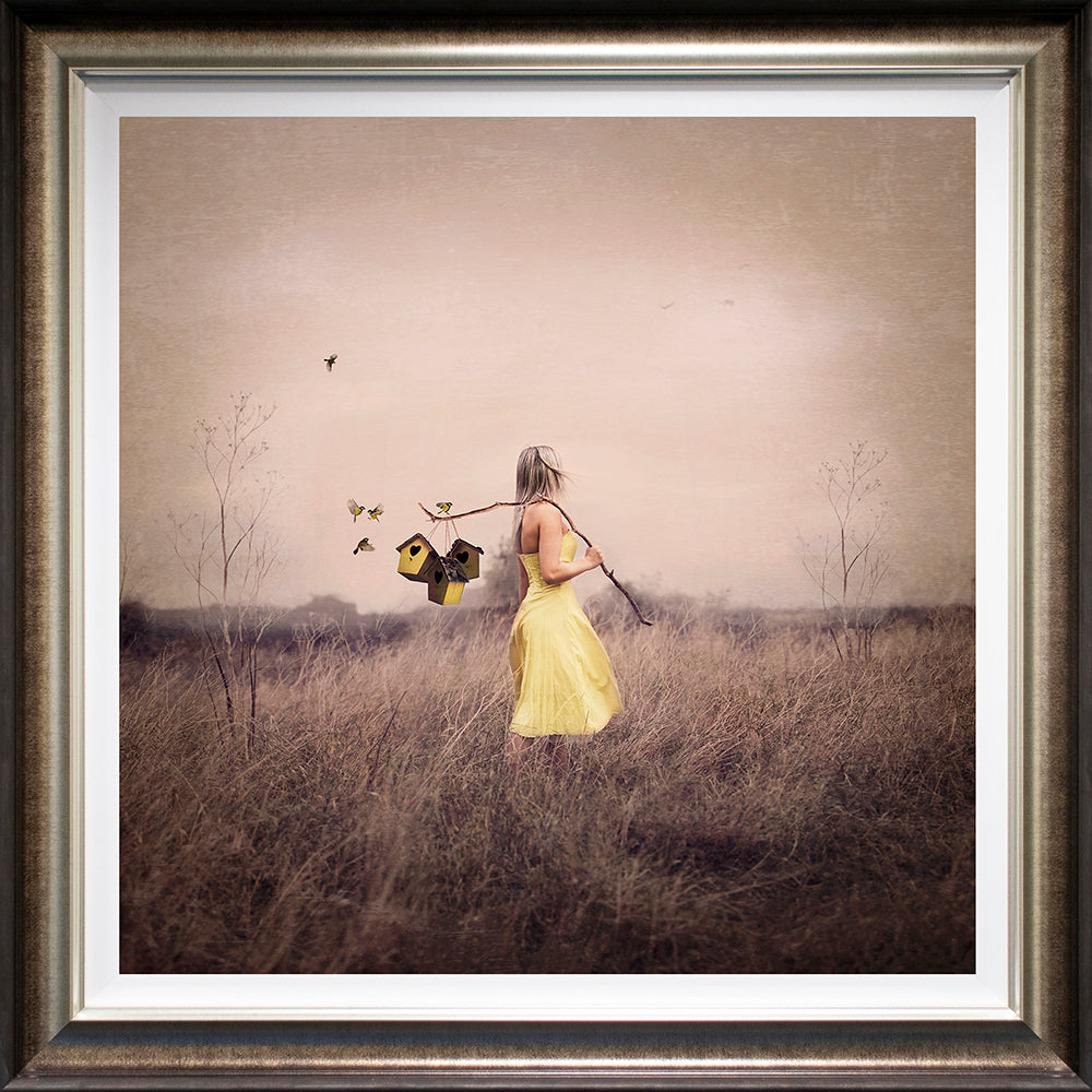 Michelle Mackie - 'Spring In Her Step' - Framed Limited Edition Art