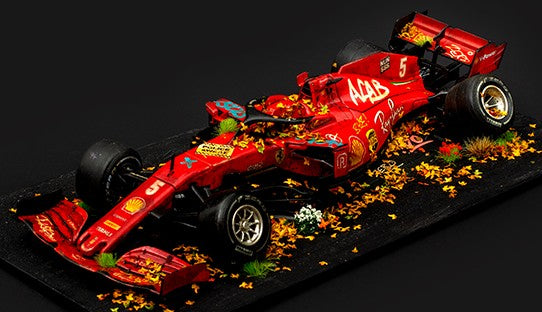 JJ Adams - 'Stolen Recovered - 'F1 Ferrari Scuderia No. 5 - 2020 Vettel'-  Original Sculpture