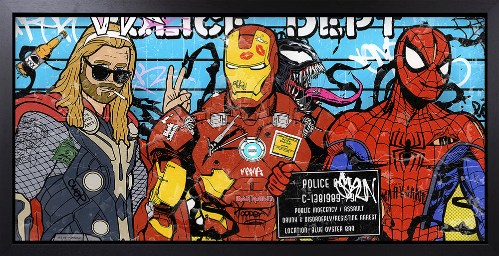 JJ Adams - 'Un-Usual Suspects' - Framed Original Artwork