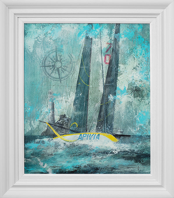 Dale Bowen -  'Undaunted By The Sea II ' - Framed Original Art