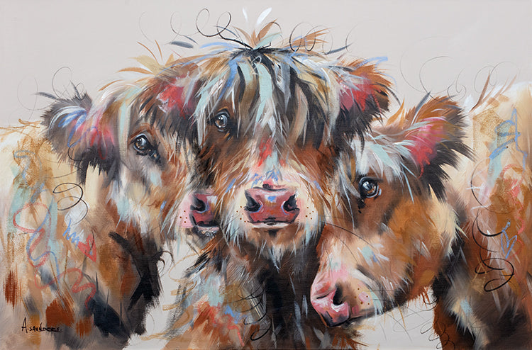 Ashley Saunders -  'Magic Number' - Framed Original Artwork