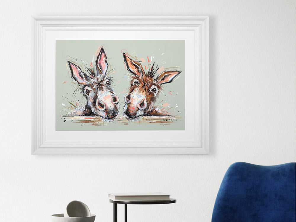 Ashley Saunders -  'Two Of A Kind' - Framed Original Artwork