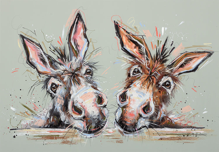 Ashley Saunders -  'Two Of A Kind' - Framed Original Artwork