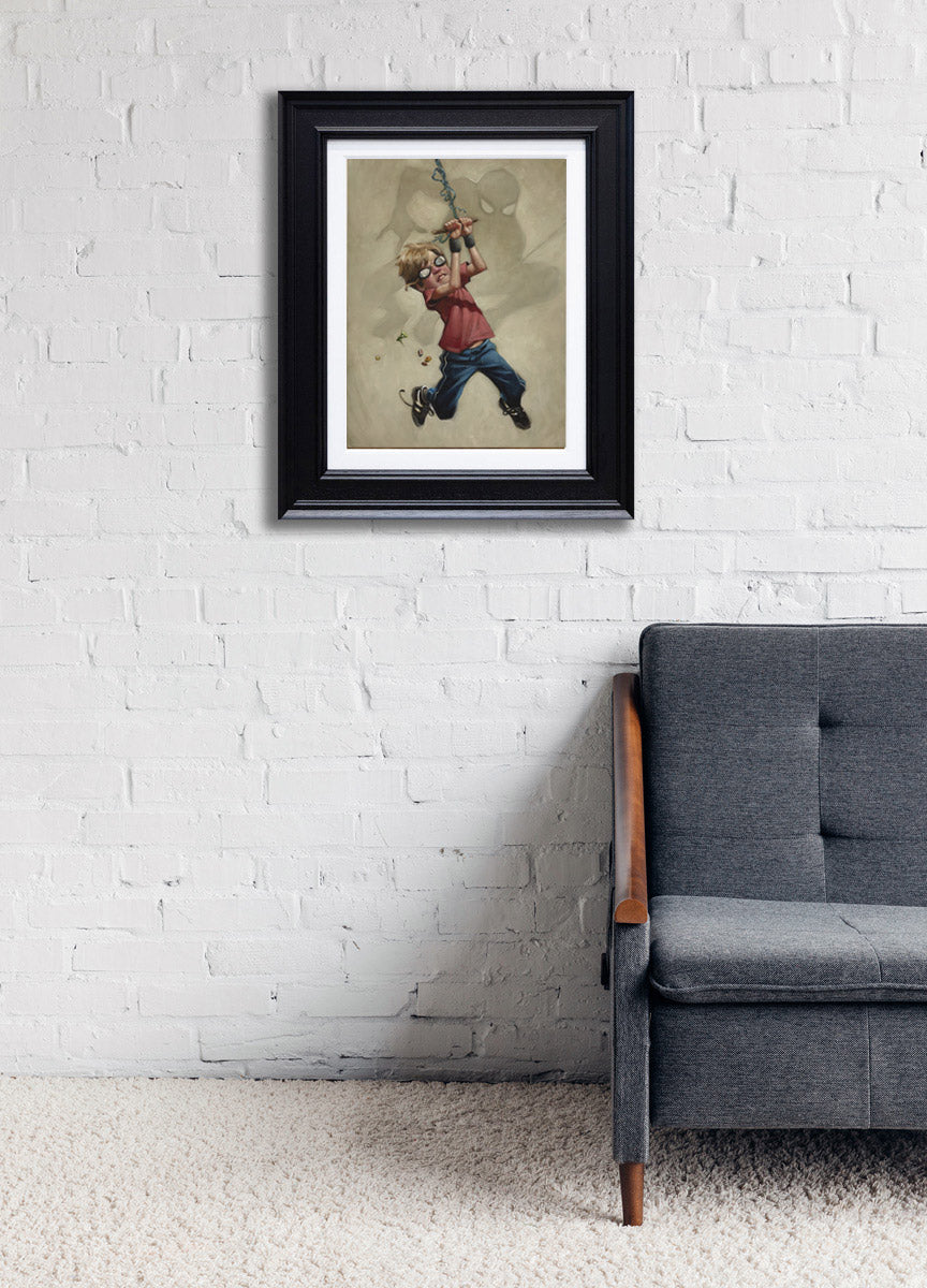 Craig Davison  - 'Does Whatever A Spider Can'- Framed Limited Edition