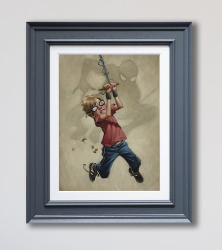 Craig Davison  - 'Does Whatever A Spider Can'- Framed Limited Edition