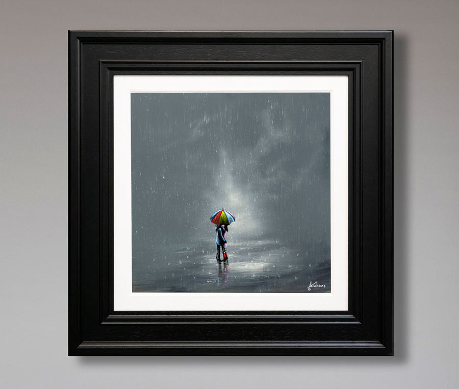 Danny Abrahams - 'Feeling Drenched in Love' - Framed Limited Edition Art