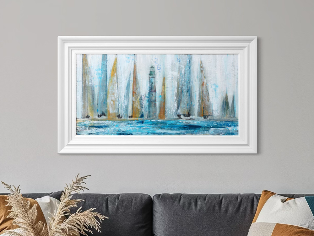Dale Bowen -  'Racing The Gale I' - Framed Original Art
