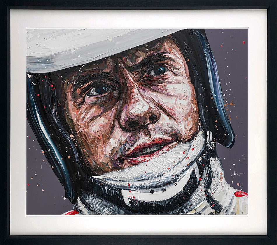 Paul Oz  'Jim Clark'- Framed Limited Edition (Print & Canvas)