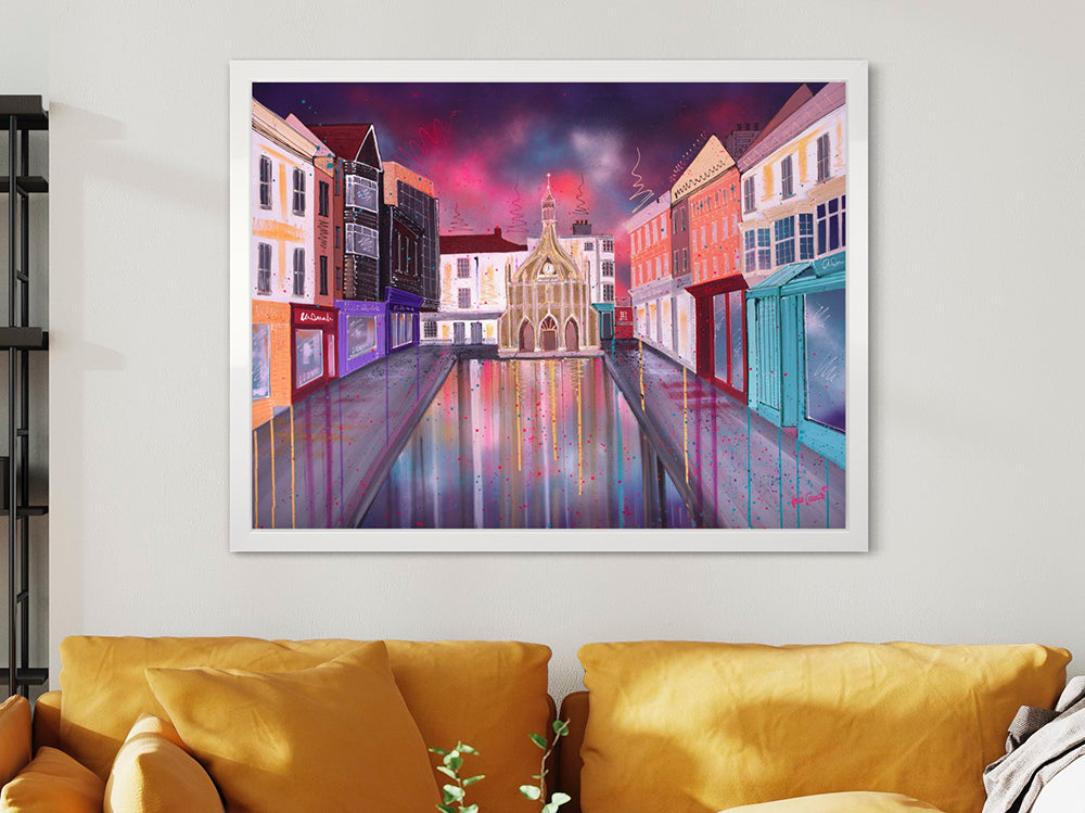 Julie Connor - 'Chichester Cross' - Framed Original Artwork