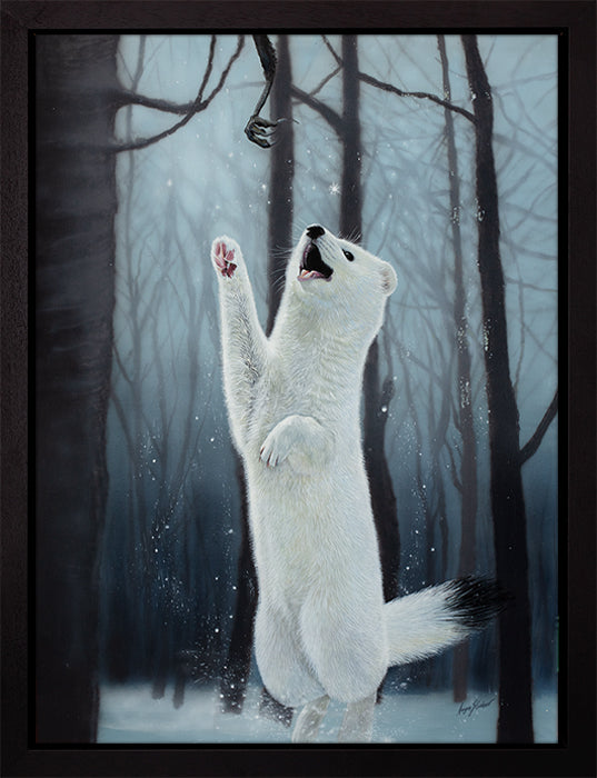 Angus Gardner - 'Preying In The Snow' - Framed Limited Edition