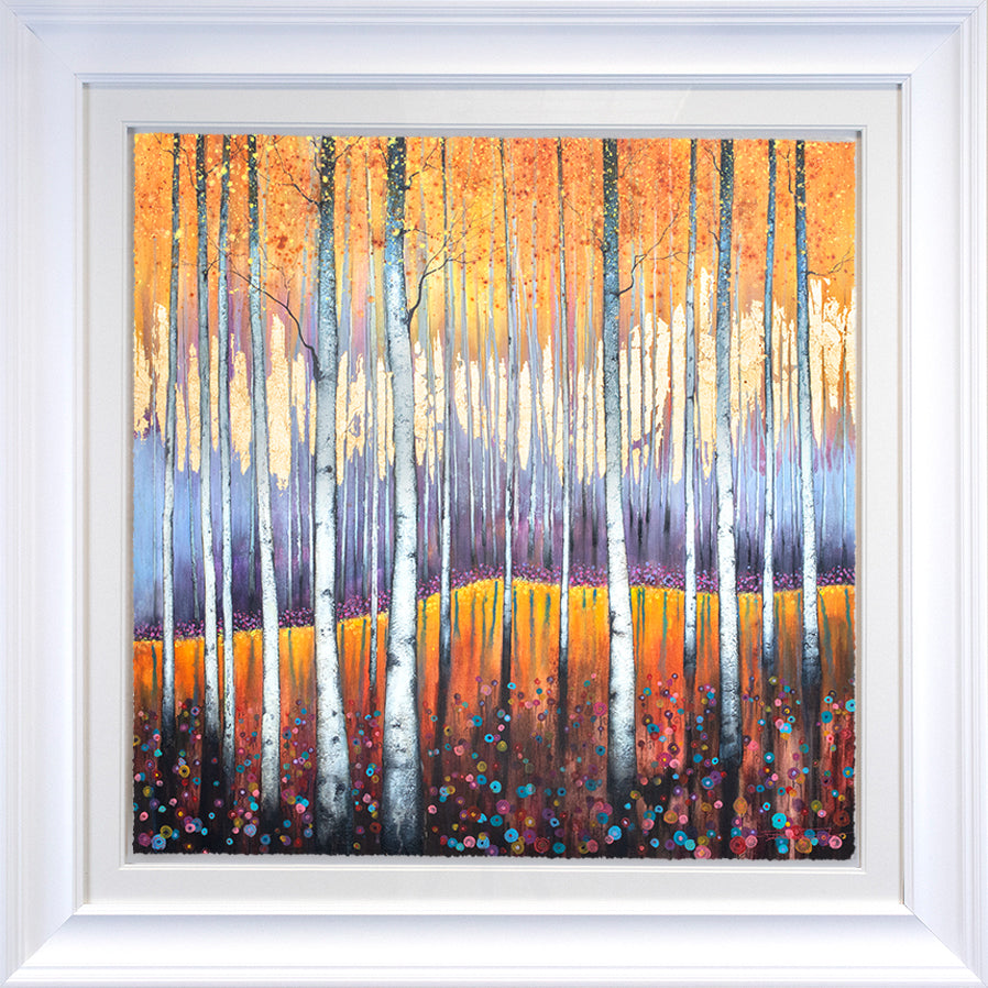 Dale Bowen -  'Birch Forest II' - Framed Limited Edition