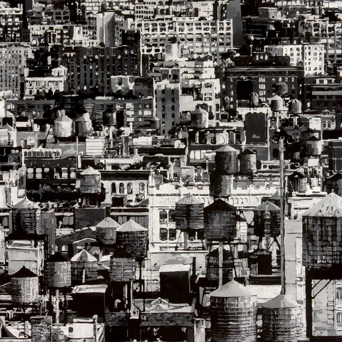 Marco Barberio - 'New York Rooftops ' - Original Art