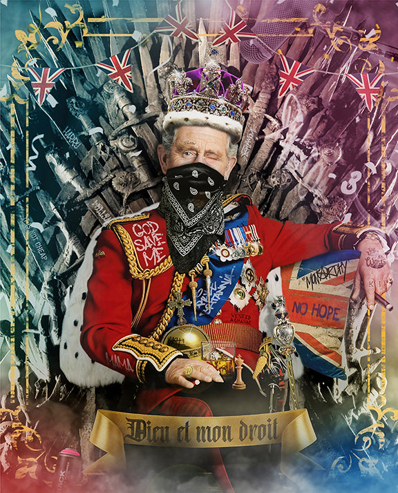 JJ Adams - 'God Save The King' - Framed Limited Edition