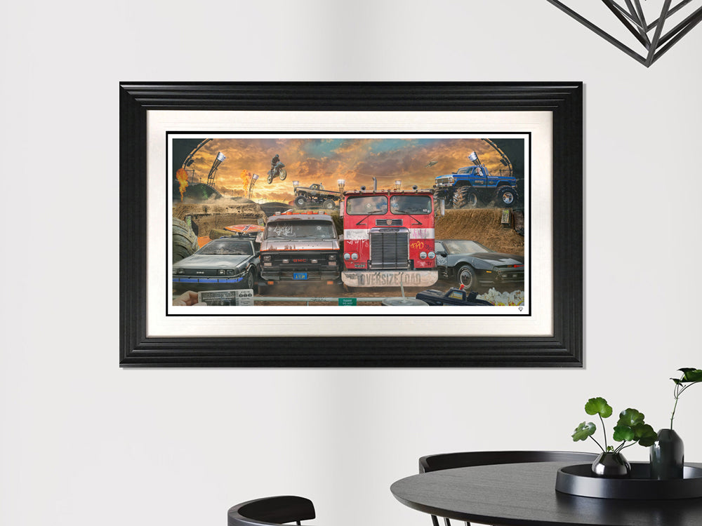 JJ Adams - 'Doc's Monster Slam' - Framed Limited Edition