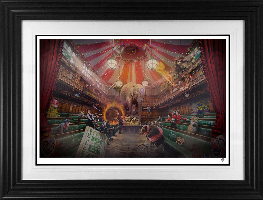 JJ Adams - 'Send In The Clowns' - Framed Limited Edition
