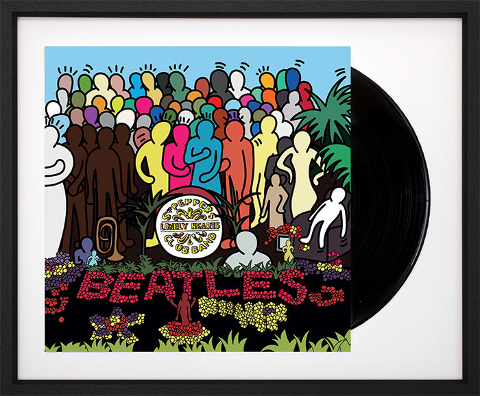TBOY - 'Sgt.Pepper's Lonely Hearts Club Band' - Keith Haring Series - Framed Limited Edition