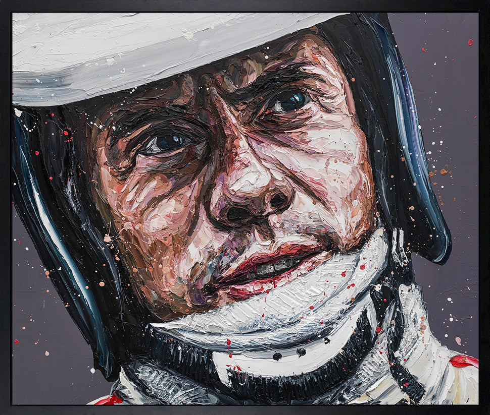Paul Oz  'Jim Clark'- Framed Limited Edition (Print & Canvas)