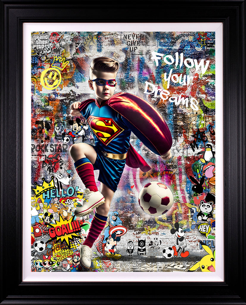 Zee - 'Follow Your Dreams' - Framed Limited Edition Art