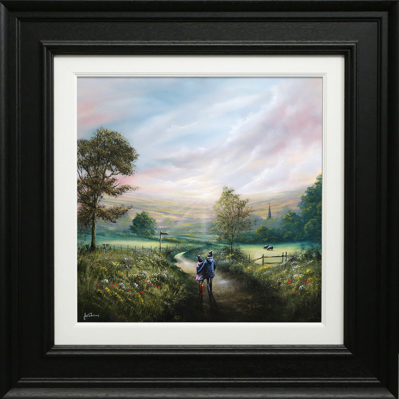 Danny Abrahams - 'Under The Skys Embrace’  - Framed Original Art