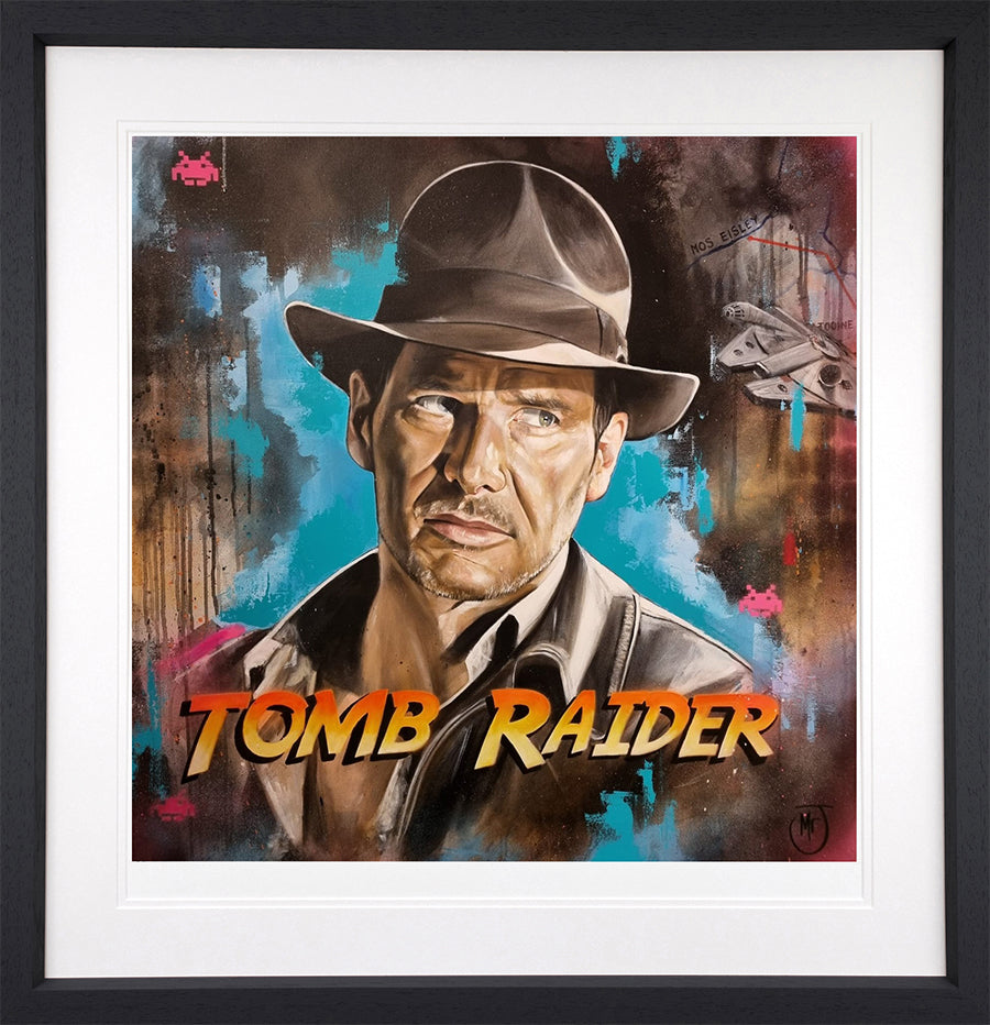 Mr J - 'Tomb Raider' - Framed Limited Edition