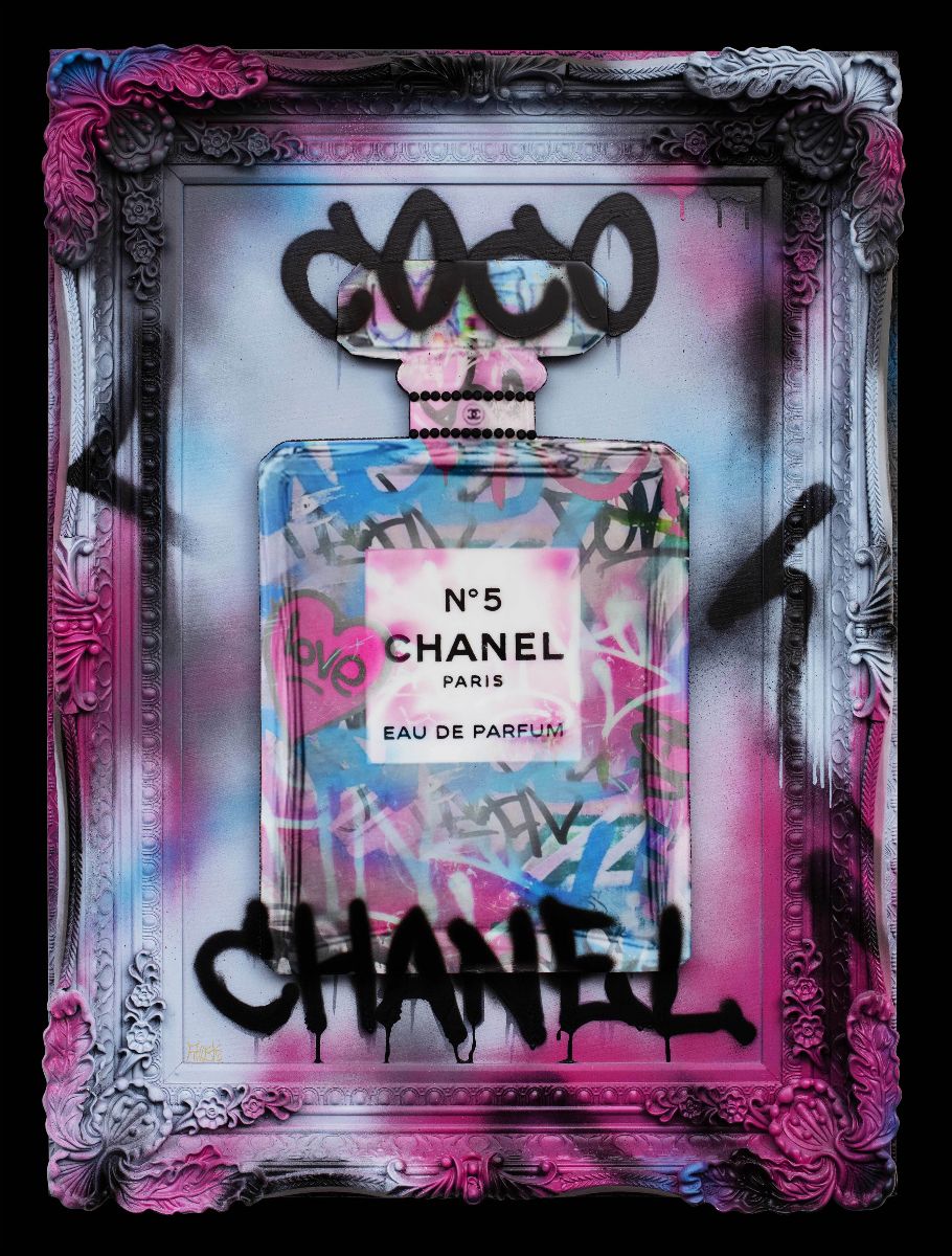 Ghost - 'Coco Chanel' - Framed Original Artwork