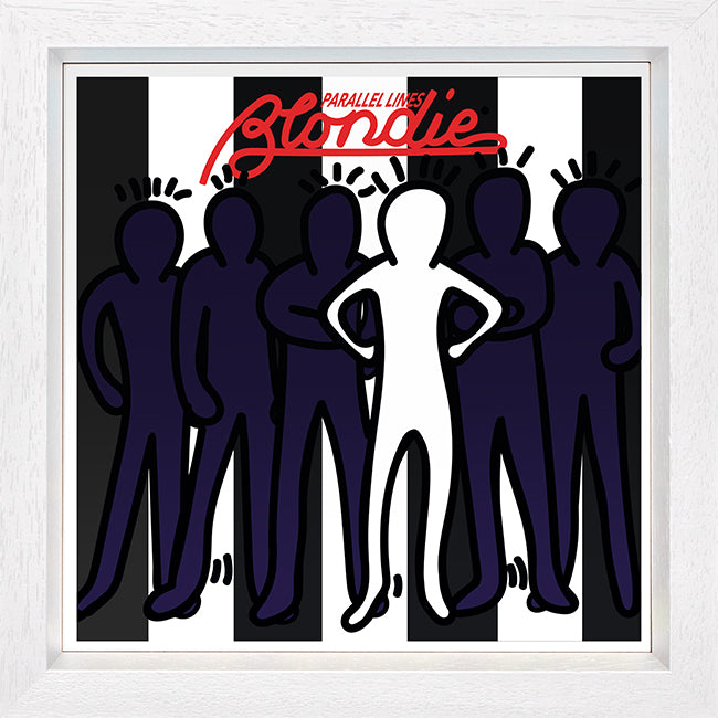 TBOY - 'Parallel Lines (Blondie)' - Keith Haring 12" Album Series - Framed Limited Edition