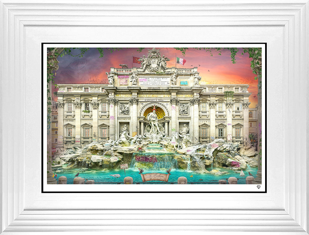 JJ Adams - 'La Fontana Di Trevi' - Framed Limited Edition