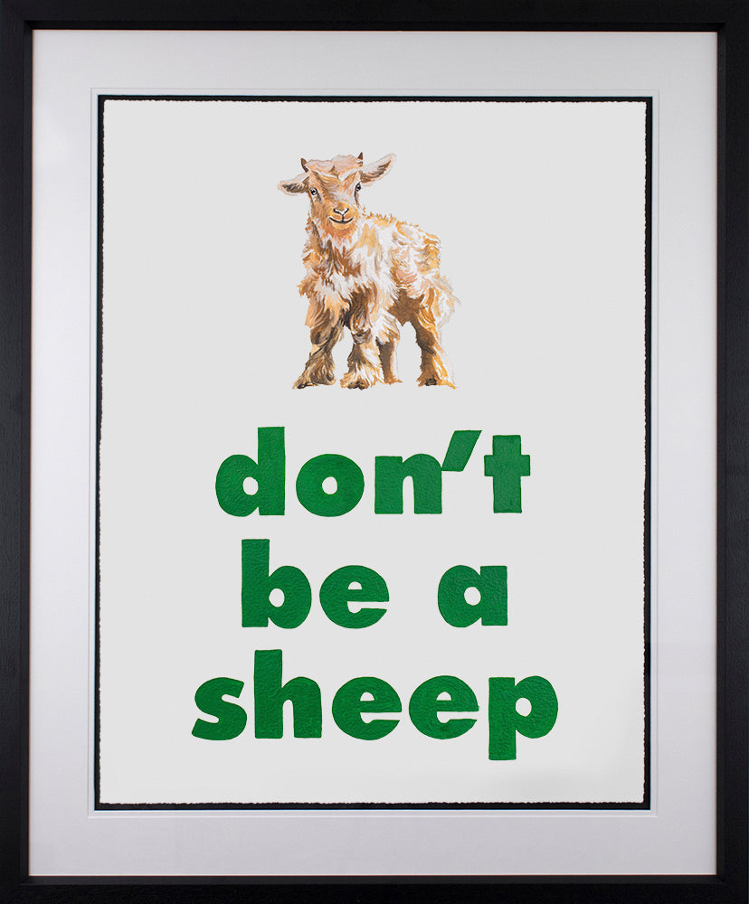 Chess - 'Don't Be A Sheep' - Framed Limited Edition Print